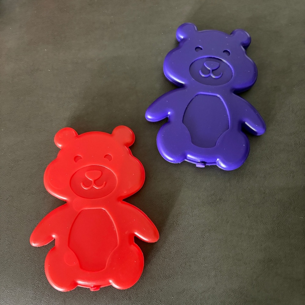 Purple & red bear-shaped ice packs - New - Picture 2 of 7